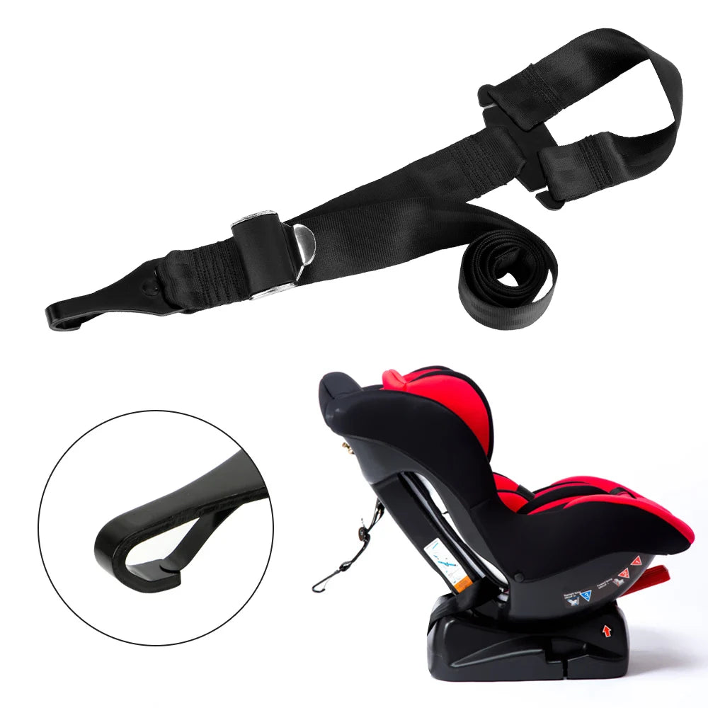 LATCH Belt Connector For ISOFIX Guide Grooves Child Baby Seat Belts Car Safety Seat Interface Co - Automotive LED Light