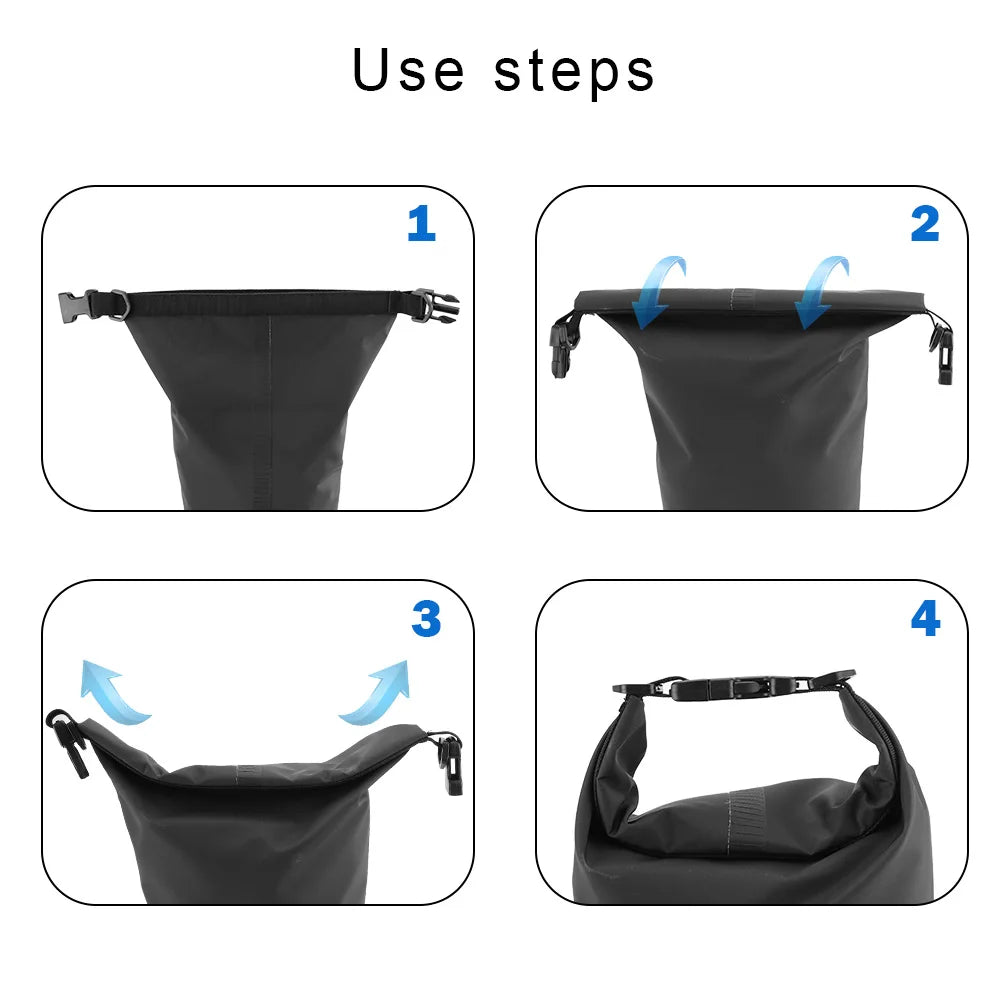 10L 15L 20L 30L Motorcycle Shoulder Bag Waterproof Diving Swimming Hiking Driving Travel Kits Ou - Automotive LED Light