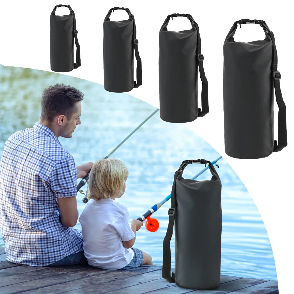 10L 15L 20L 30L Motorcycle Shoulder Bag Waterproof Diving Swimming Hiking Driving Travel Kits Ou - Automotive LED Light