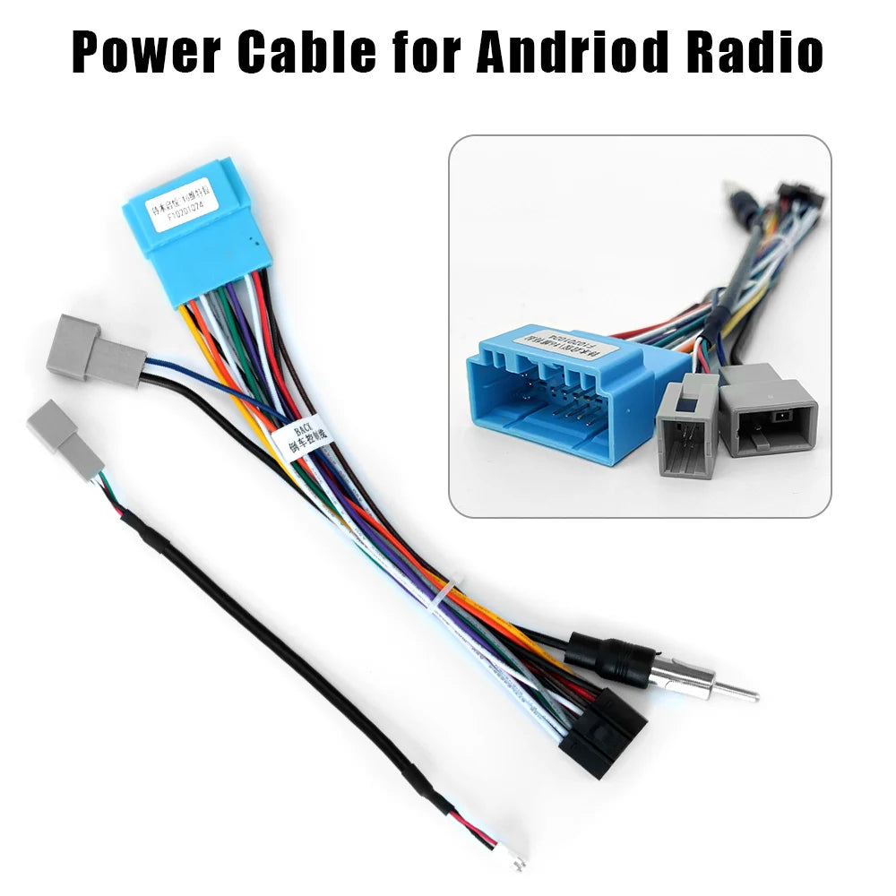 Car Audio MP5 Player ISO Cable Autoradio Radio Accessories for VW Hyundai Honda  for Audi MP5 - Automotive LED Light