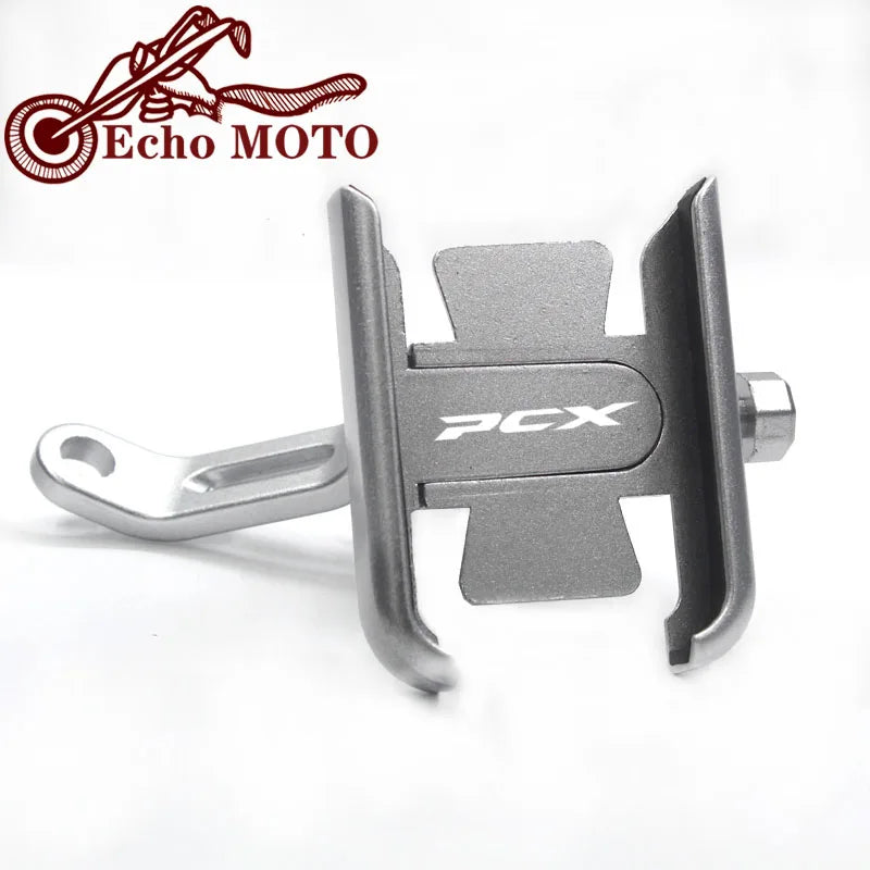 For HONDA PCX150 PCX125 PCX 125 PCX 150 Motorcycle Accessories CNC Handlebar Mobile Phone Holder - Automotive LED Light