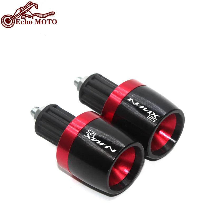 Motorcycle Accessories 7/8" 22MM Handlebar Hand Grips Handle Bar End Cap FOR YAMAHA NMAX 125 NMA - Automotive LED Light