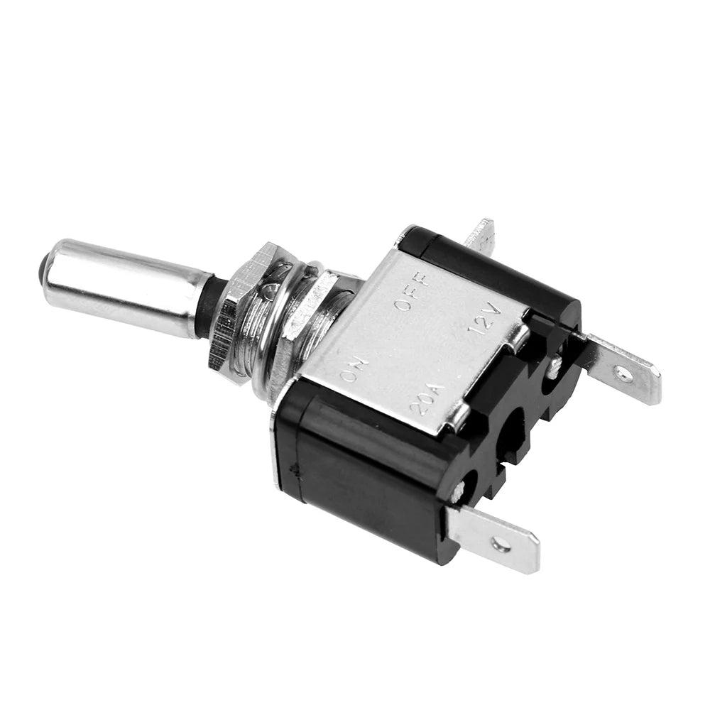 12V Rocker Switch Panel SPST Toggle Light Buttons Ignitions Boost Racing Car Marine Boat Off Roa - Automotive LED Light