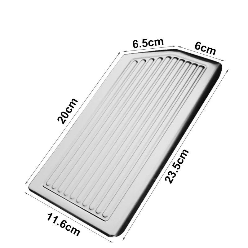 For Kia Sportage 4 QL 2016 2017 2018 2019 2020 2021 Stainless Steel Car Left Foot Rest Pedal Pla - Automotive LED Light