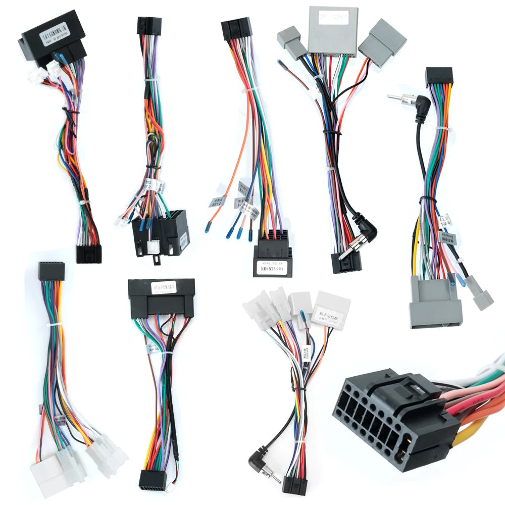 Car Audio MP5 Player ISO Cable Autoradio Radio Accessories for VW Hyundai Honda  for Audi MP5 - Automotive LED Light