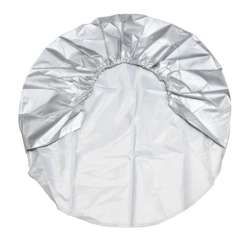 Black Universal Motorhome Tire Cover Camper Tire Protective Cover Spare Tire CoveSpare Tire Cove - Automotive LED Light