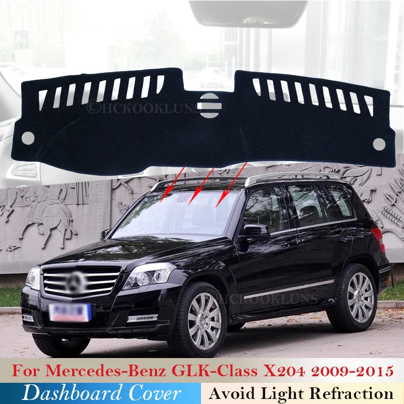 Dashboard Cover Protective Pad for Mercedes Benz GLK X204 Car Accessories Sunsha for Mercedes X204 - Automotive LED Ligh