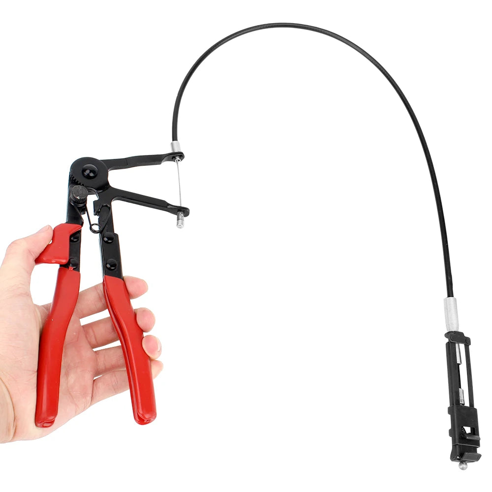 Flexible Wire Long Reach Hose Clamp Pliers Auto Tools Removal Hand Tools Alicate Cable Type for  - Automotive LED Light