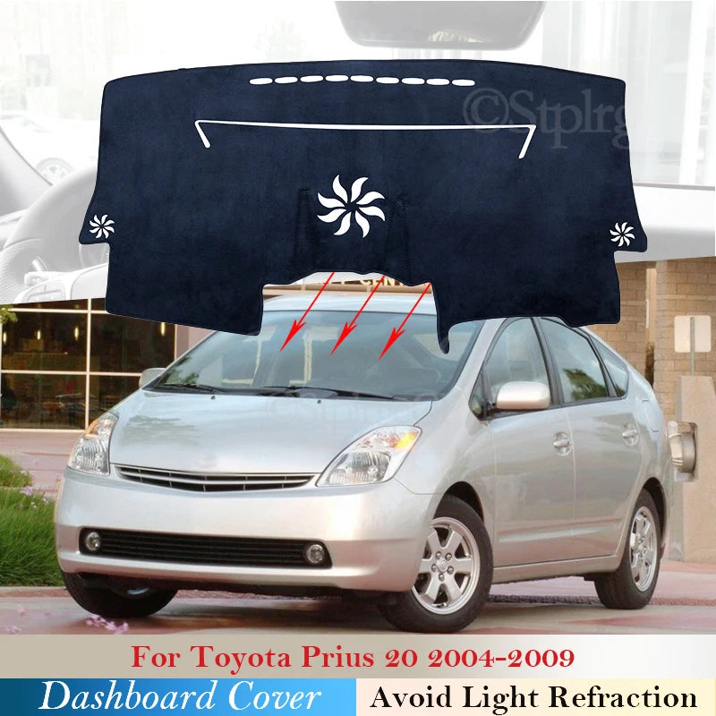 Dashboard Cover Protective Pad for Toyota Prius 20 2004~2009 Car Accessories Das for Toyota 2004-2009 - Automotive LED L