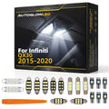 For Infiniti QX30 2015-2020 LED Interior Light Kit Canbus Error Free Dome Map Trunk Footwell Door | AUTOGLOWLED