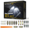 For Infiniti QX70 2013-2017 LED Interior Light Kit Canbus Error Free Dome Map Trunk Footwell Door | AUTOGLOWLED