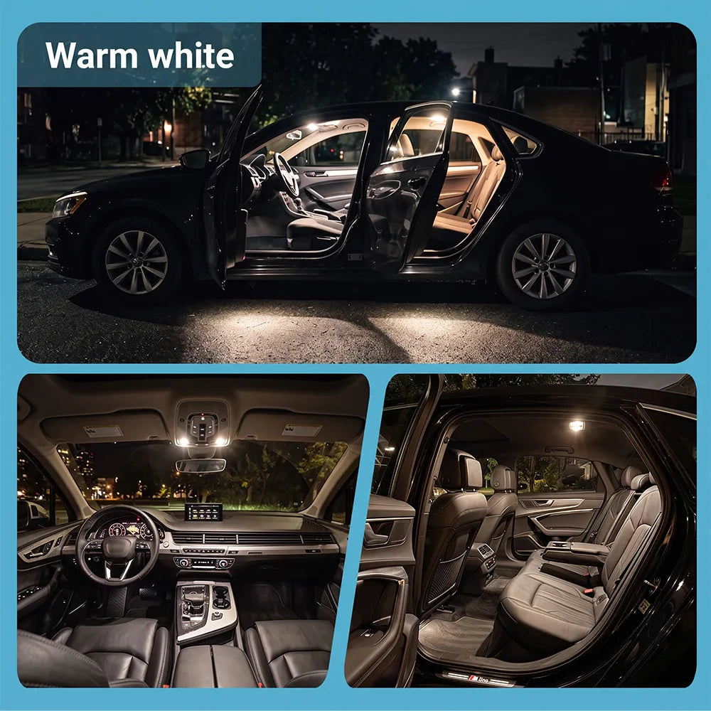 2011-2018 Audi Q3 SQ3 RS Q3 8U LED Interior Light Kit (14-Piece) - Canbus Error Free - PawsCotton