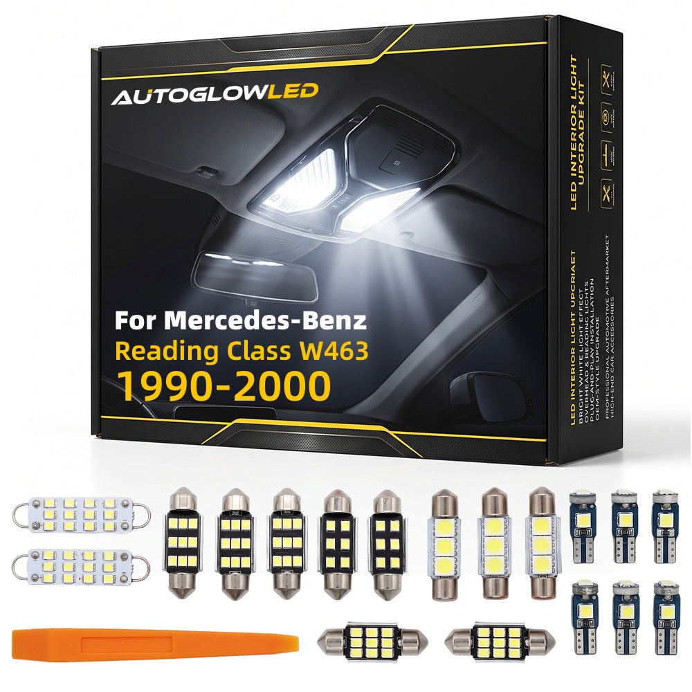 For Mercedes-Benz Reading Class W463 1990-2000 0-Piece LED Interior Light Kit Canbus Error Free | AUTOGLOWLED