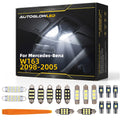 For Mercedes-Benz W163 1998-2005 LED Interior Light Kit Canbus Error Free Dome Map Trunk Footwell Door | AUTOGLOWLED