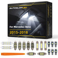 For Mercedes-Benz ZITWO GLE W166 GLE300 GLE320 GLE350 GLE400 2015-2018 LED Interior Light Kit Dome Map Trunk Footwell Door Canbus Error Free | AUTOGLOWLED