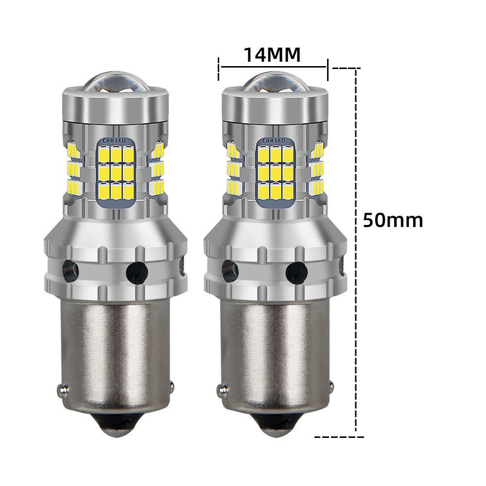AutoGlowLED Citroen LED Reverse Light Bulbs 6000K Xenon White 2pcs