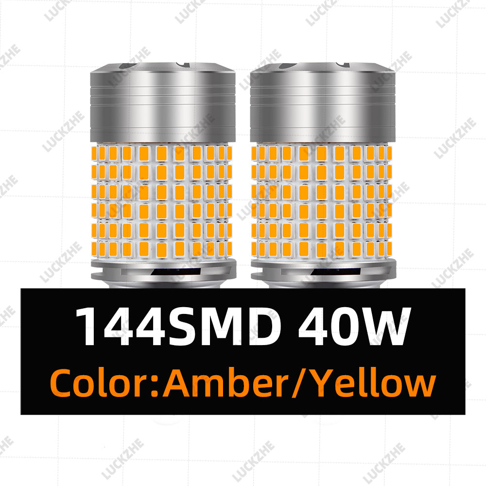 AutoGlowLED LED Turn Signal Bulbs for Fiat Idea 2003-2024 Amber Super Bright