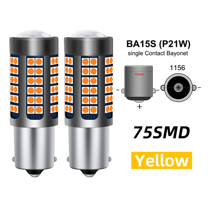 AutoGlowLED WY21W LED Turn Signal Bulb for Mazda 2 3 CX-5 MX-5 Canbus