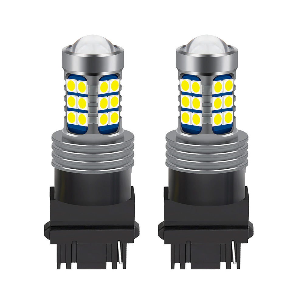 AutoGlowLED LED Reverse Light Bulbs P21W BA15S Canbus for Chevrolet Corvette 1997-2004