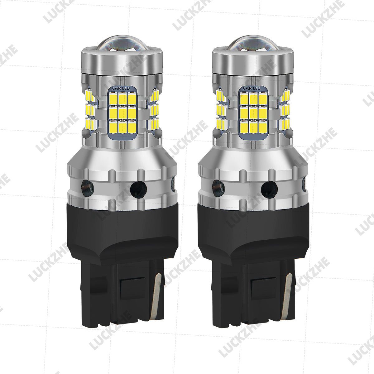 AutoGlowLED T20 7440 LED Reverse Light Bulbs for Citroen, 6000K Xenon White