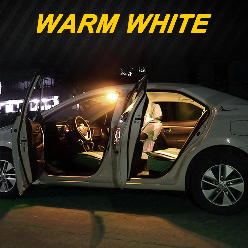 AutoGlowLED 8Pcs LED Interior Light Kit for Ford KA 2014-2021