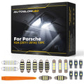 For Porsche 92A 2011-2016 13PC LED Interior Light Kit Dome Map Trunk Footwell Door Canbus Error Free | AUTOGLOWLED
