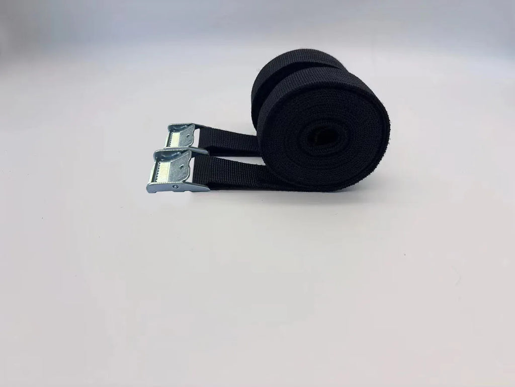 3pcs 2M Buckle Tie-Down Belt cargo straps for Car motorcycle bike With Metal Buckle Tow Rope Str - Automotive LED Light