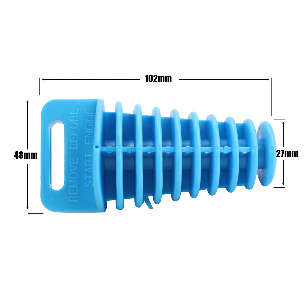 15-62mm Exhaust Pipe Plug Motorcycle Motocross Tailpipe Rubber Air Bleeder Plug Exhaust Wash Plu - Automotive LED Light