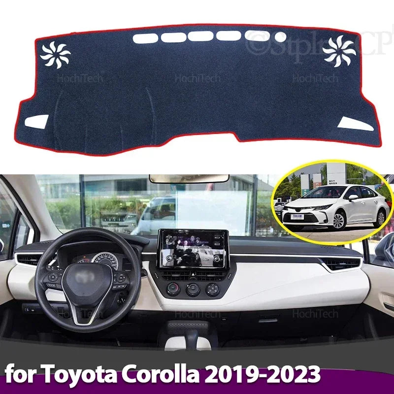 Anti-Slip Dashboard Cover Protective Pad Car Accessories Sunshade Carpet for Toyota Corolla E210 - Automotive LED Light