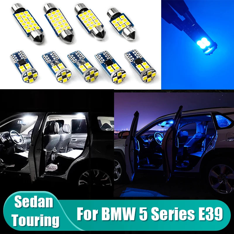 For BMW 5 Series E39 Sedan Touring 20pcs Car LED Bulbs Interior Dome Reading Lam for BMW E39 - Automotive LED Light
