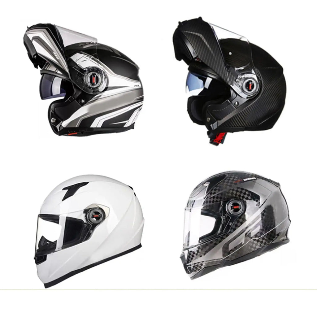 2 Pieces Motorcycle Helmet Visor Lock Helmet Accessories Easy Installation Replace Parts for of5 - Automotive LED Light