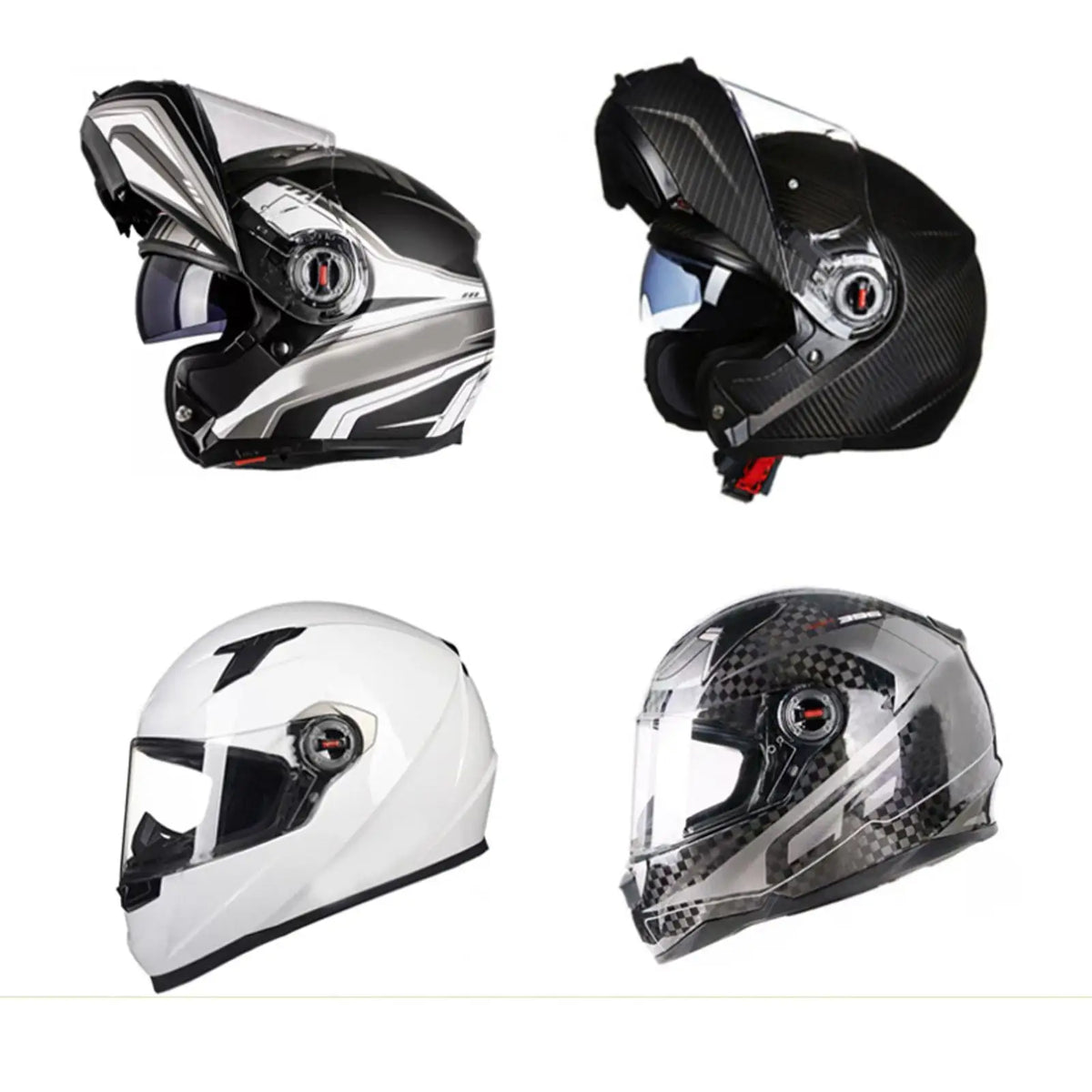 2 Pieces Motorcycle Helmet Visor Lock Helmet Accessories Easy Installation Replace Parts for of5 - Automotive LED Light