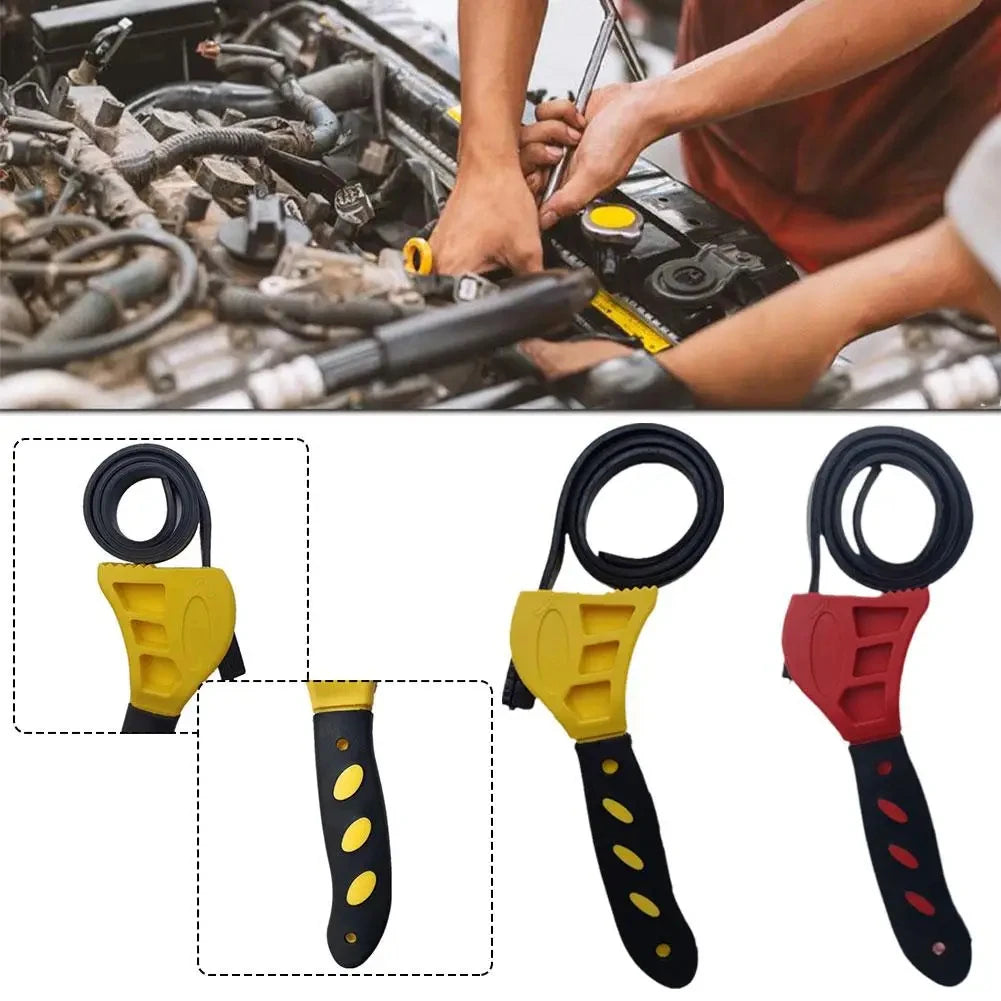Auto Repair Filter Multi-function Hardware Tool 6-inch Multi-function Belt Wrench Plastic Adjust - Automotive LED Light