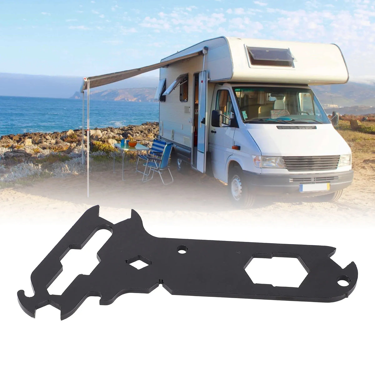 14 in 1 Car Separate Rigger Tools Steel Multifunctional Wing Nut Wire Strippers Bottle Opener St - Automotive LED Light
