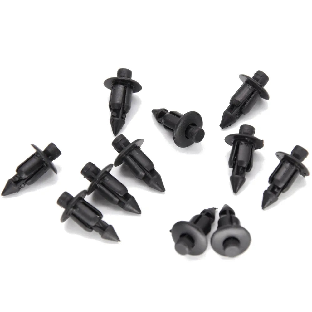 50Pcs/set Door Trim Panel Clips Retainer Clips For Toyota Lexus 6mm Hole Auto Fastener Plastic R - Automotive LED Light