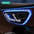 For Mercedes Benz C GLC E Class W206 X254 W214 Crystal Texture Door Bowl Light F for Mercedes W206 X254 W214 - Automotiv