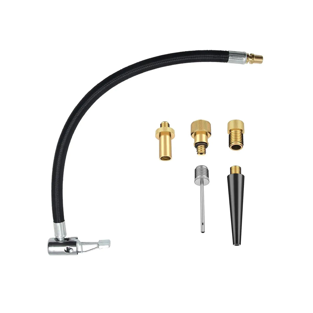 Air Pump Inflator Extension Hose Quick Air Release Extention Replacement Hose for Bicycles Tyre  - Automotive LED Light