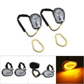 1 Pair Amber LED Turn Signal Light Indicator Lamp Flush Mount For Yamaha YZF R1  for R6S R1 R6 - LED Motorcycle Light