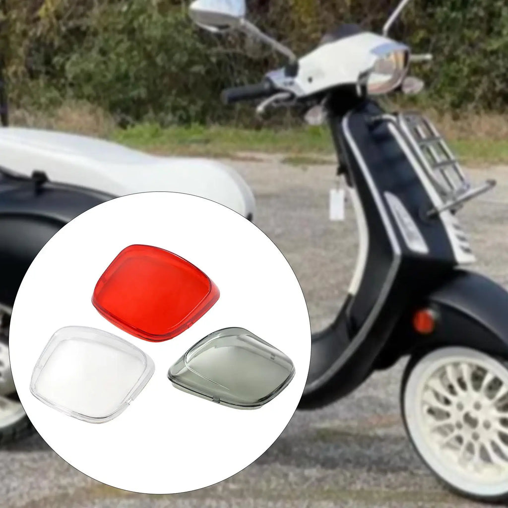 Rear Tail Light Lense Cover Accessories Protector Motorcycle Brake Taillight Cover for Vespa 201 - LED Motorcycle Light