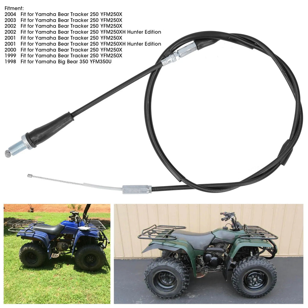 Throttle Cable Assembly Accessories Fit for Yamaha Bear Tracker 250/Wolverine 350/Kodiak 400/Big - Automotive LED Light