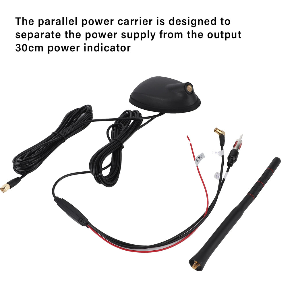 DAB Active Antenna Top Roof Mount Antenna Car DAB+GPS+FM Antenna Active Amplified Top Roof Mount - Automotive LED Light