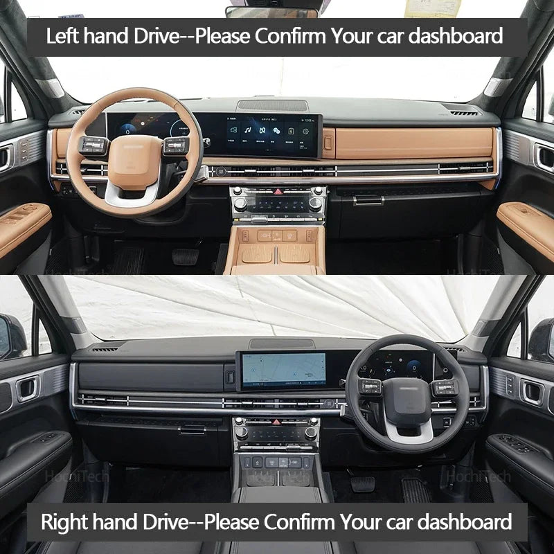 For Hyundai Santa Fe MX5 2024 2025 2026 Dashboard Cover Board Anti-Slip Mat Prot for Hyundai MX5 - Automotive LED Light