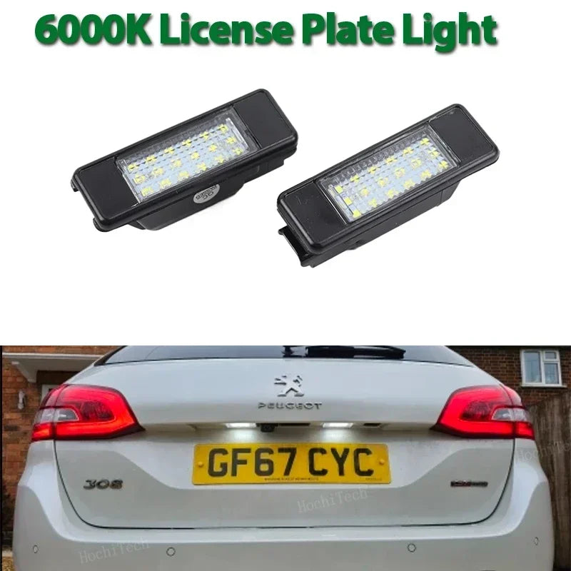 For Peugeot 106 1007 207CC 307 308 3008 508 for Citroën C2 C3 C5 C5 C6 Number Li for Peugeot C3 C2 C5 - Automotive LED L