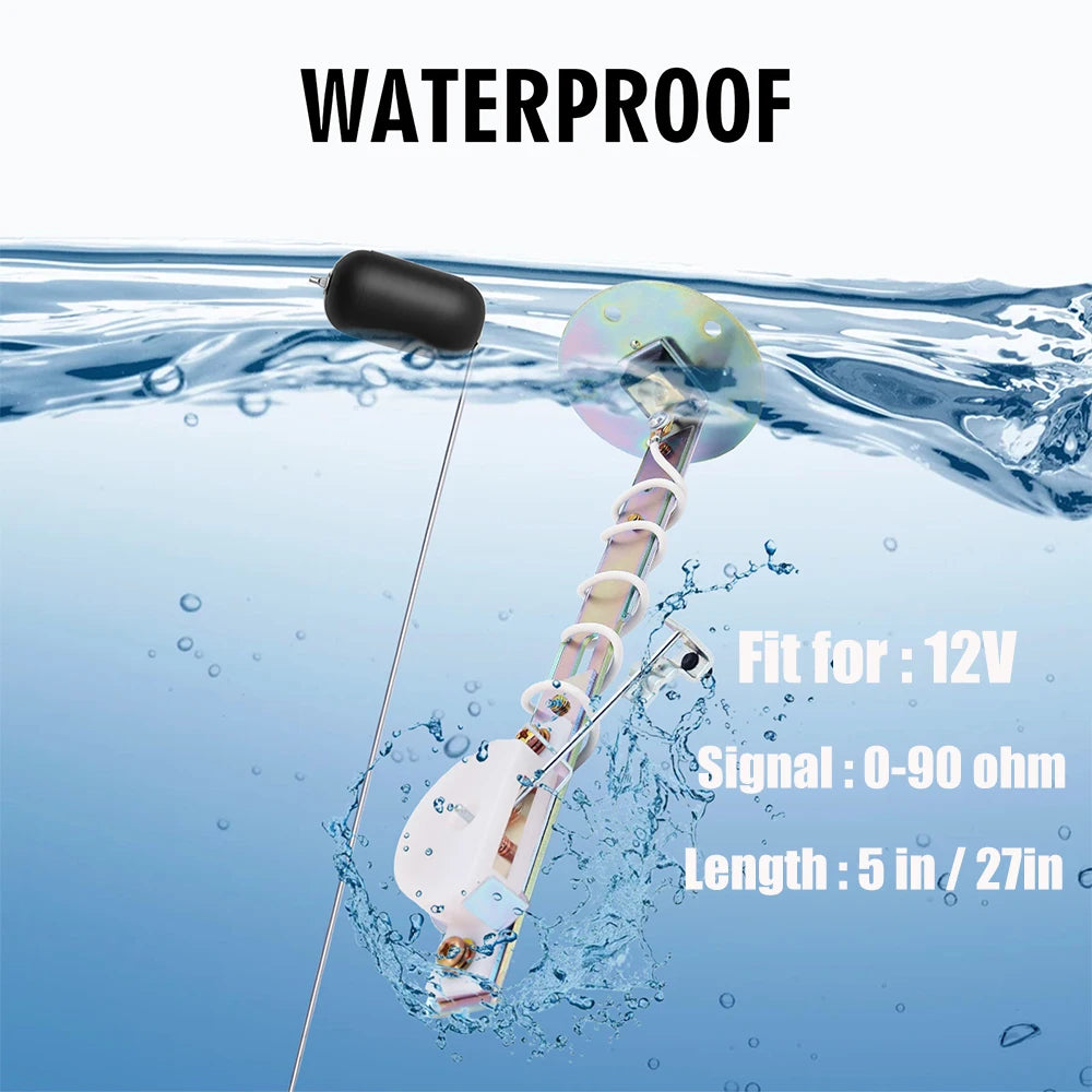 Universal Fuel Float Sensor 0~90ohm Fuel Level Oil Tank Sending Unit Indicator for Car Fuel Mete - Automotive LED Light