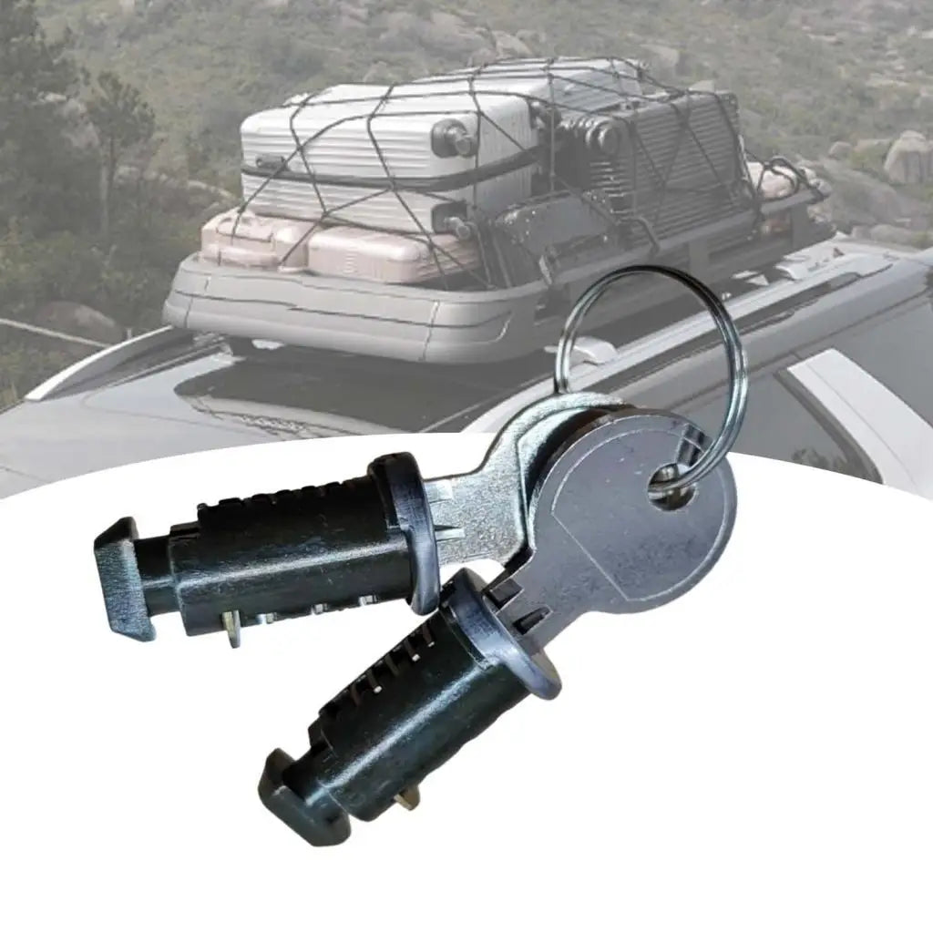 Cross Bars Locks and Keys Accessory Parts Lock Cores Roof Rack Locks for Car Rack Vehicles SUV R - Automotive LED Light