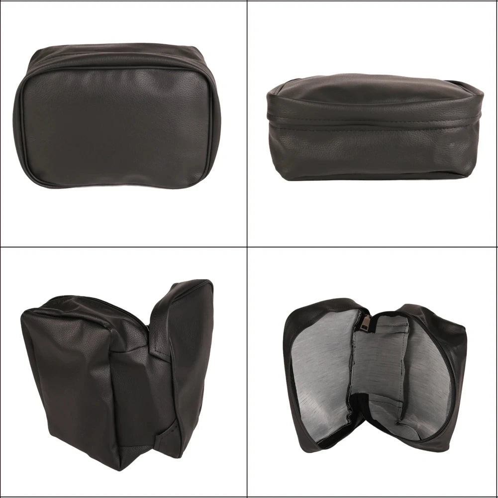 Off Road Motorcycle Rear Tool Bag Tail Kit Storage PU Leather Waterproof Durable For Honda CRF15 - Automotive LED Light
