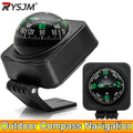 AD Outdoor Compass Navigation Dashboard Car Compass for Auto Car Boat Cycling Hiking Direction P - Automotive LED Light