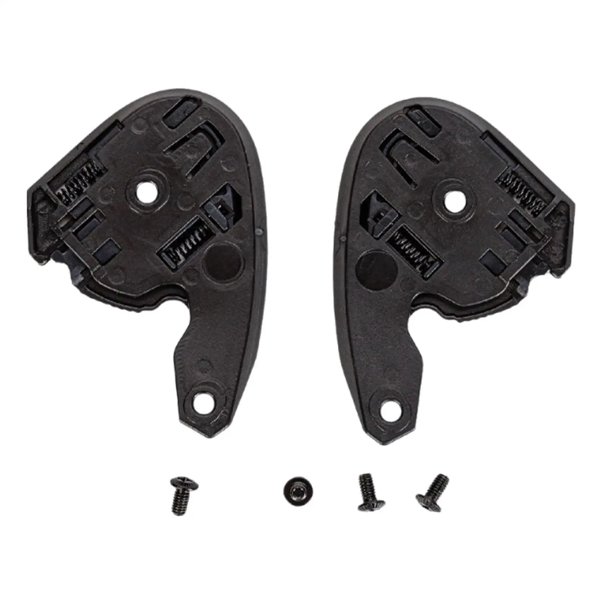 2 Pieces Motorcycle Helmet Lens Bases Spare Parts Utility Easy to Install Accessory Lens Base Pl - Automotive LED Light