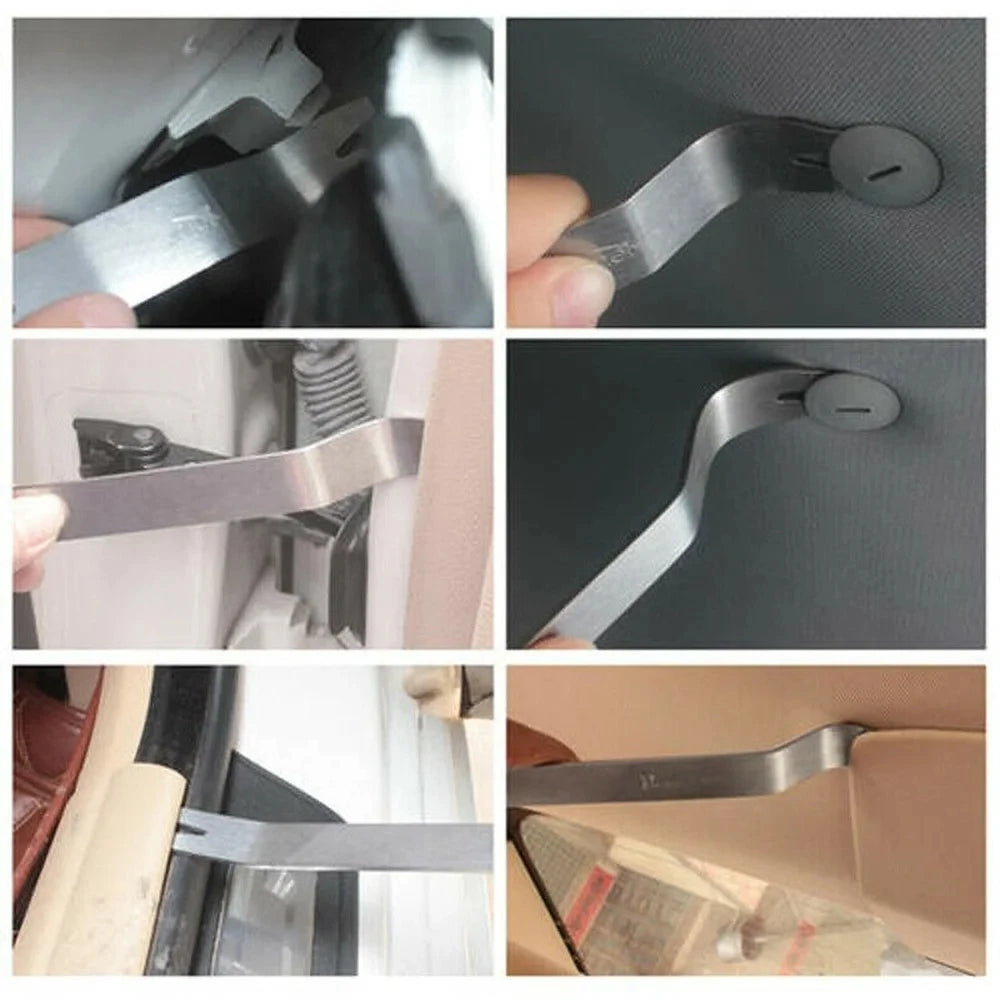 Car Inner Removal Tool 6pcs Kit Auto Car Radio Door Clip Panel Audio Removal Installer Pry Tool  - Automotive LED Light