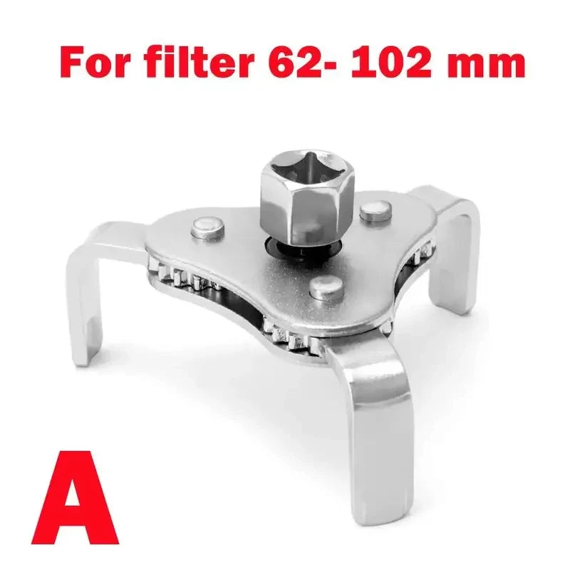 Universal Flat Three Claw Oil Grid Disassembly Tool for Automobiles Three Filter Wrench Filter - Automotive LED Light